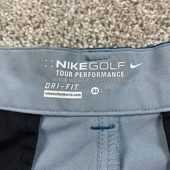 Nike Mens Tour Performance Golf Shorts 32 Blue Quick Dry Dry Fit - Picture 2 of 7